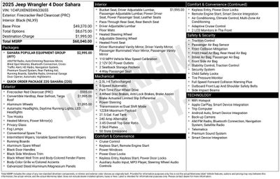 2025 Jeep Wrangler Sahara