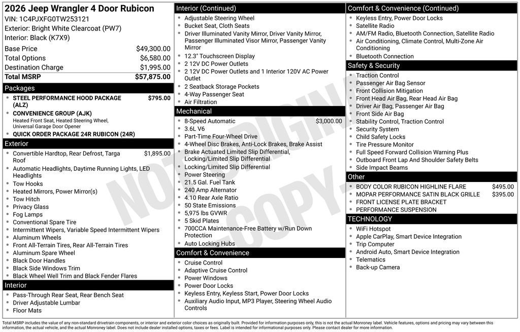 2026 Jeep Wrangler Rubicon