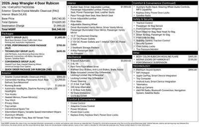 2026 Jeep Wrangler Rubicon