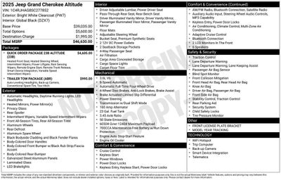 2025 Jeep Grand Cherokee Altitude