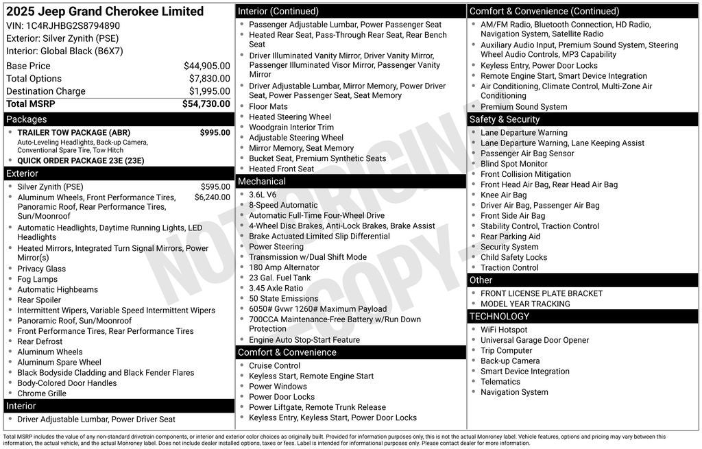 2025 Jeep Grand Cherokee Limited
