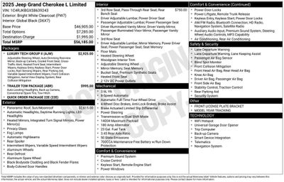 2025 Jeep Grand Cherokee L Limited