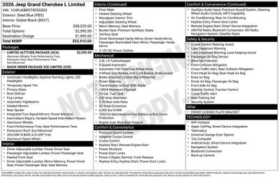 2026 Jeep Grand Cherokee L Limited