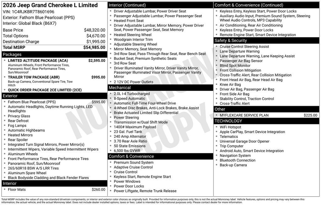 2026 Jeep Grand Cherokee L Limited