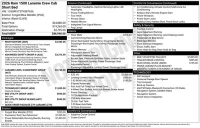 2026 RAM Ram 1500 Laramie