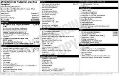 2026 RAM Ram 3500 Tradesman