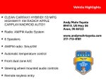 2022 Toyota Camry Hybrid LE