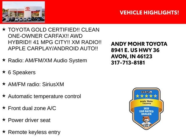 2025 Toyota RAV4 Hybrid XLE