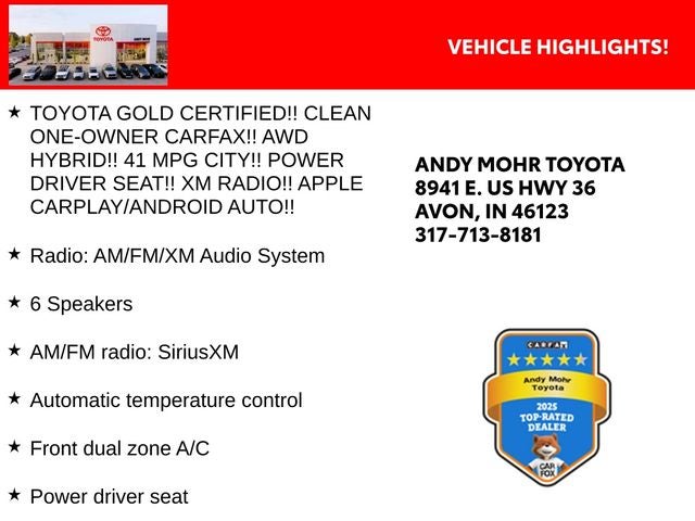 2025 Toyota RAV4 Hybrid XLE