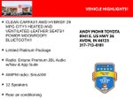 2017 Toyota Highlander Hybrid Limited Platinum