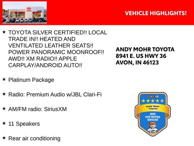 2020 Toyota Highlander Platinum
