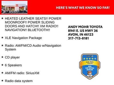 2017 Toyota Sienna XLE 8 Passenger