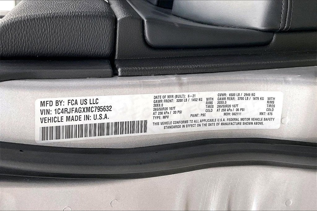 2021 Jeep Grand Cherokee Laredo X