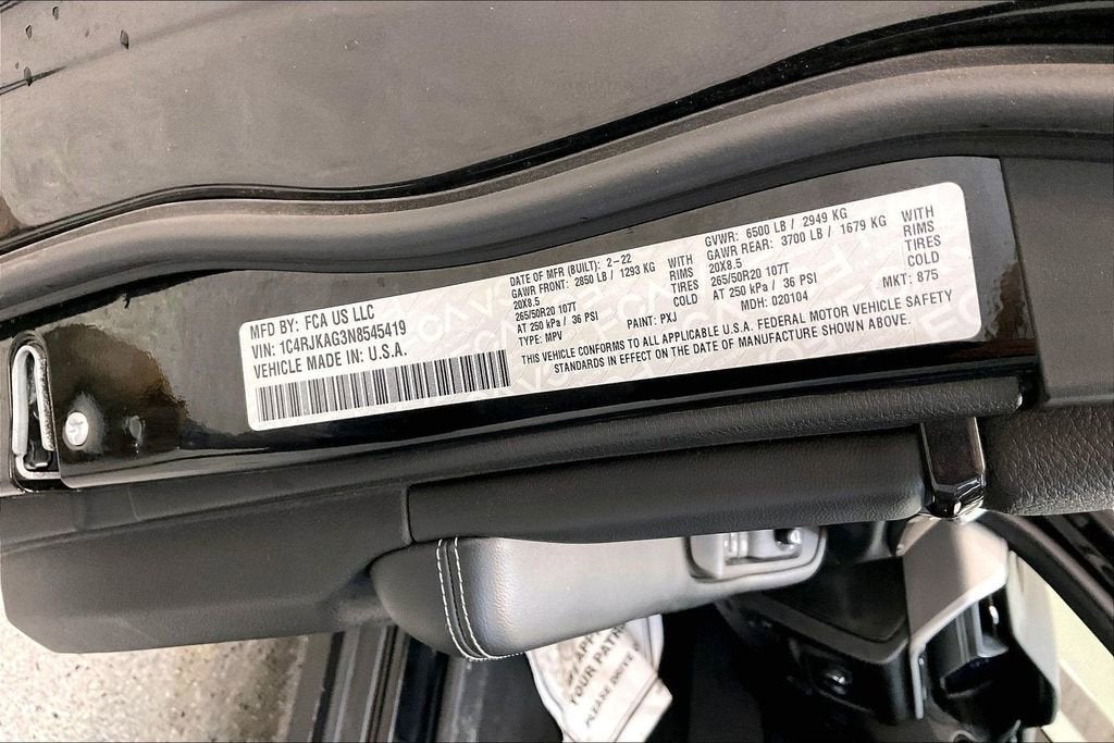 2022 Jeep Grand Cherokee L Altitude