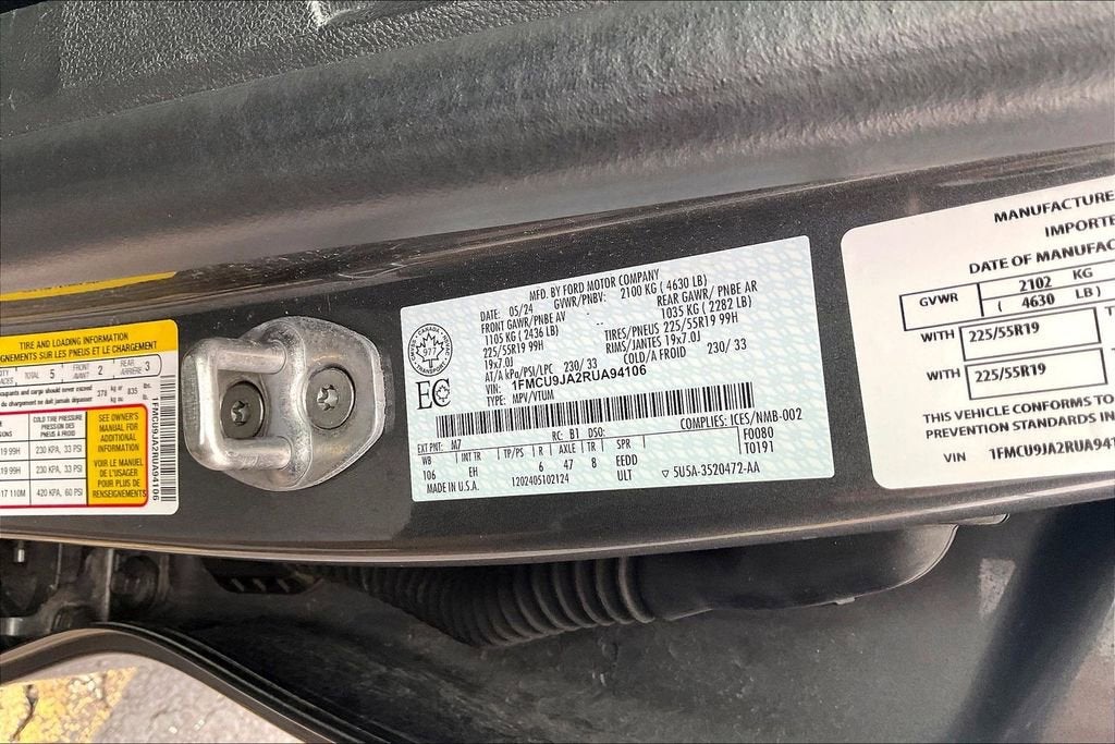 2024 Ford Escape Platinum