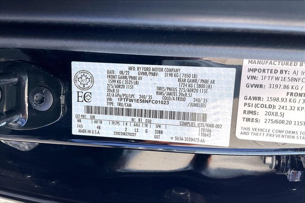 2022 Ford F-150 XL