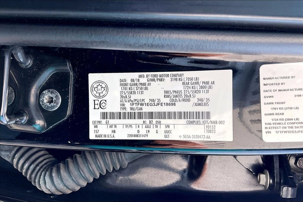 2018 Ford F-150 XL