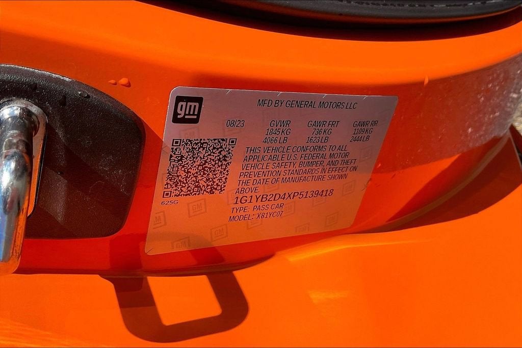 2023 Chevrolet Corvette Stingray 2LT