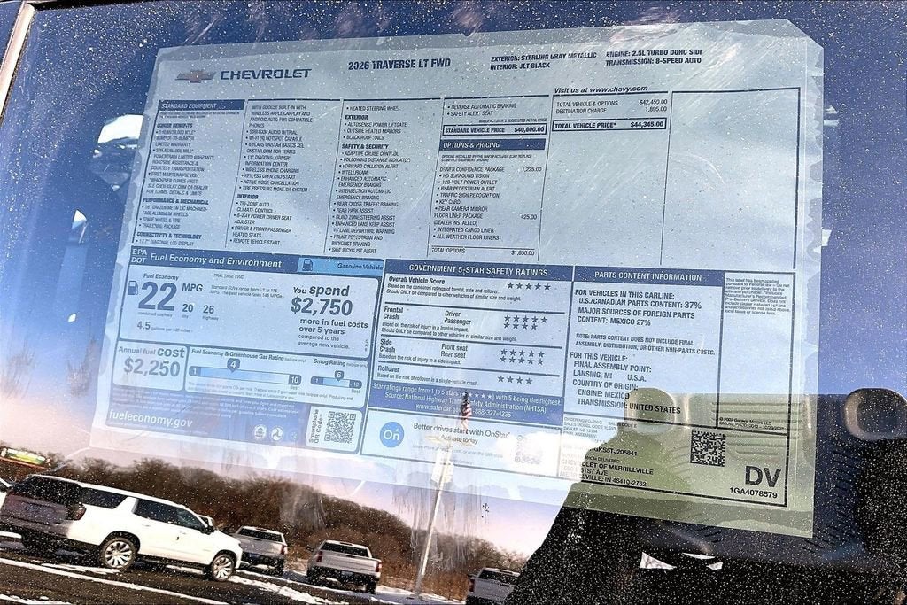 2026 Chevrolet Traverse LT