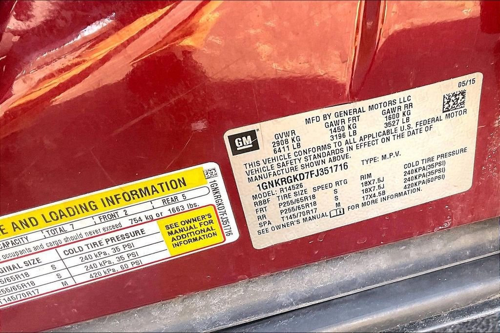 2015 Chevrolet Traverse LT