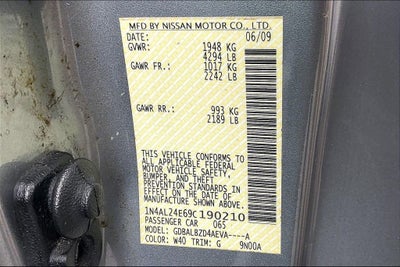 2009 Nissan Altima 2.5 S