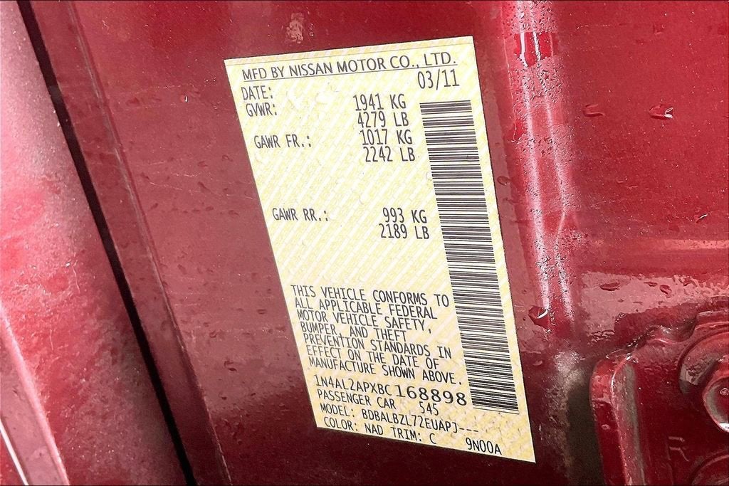 2011 Nissan Altima 2.5 S