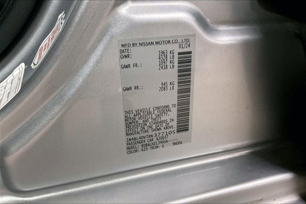 2024 Nissan Altima 2.5 SV