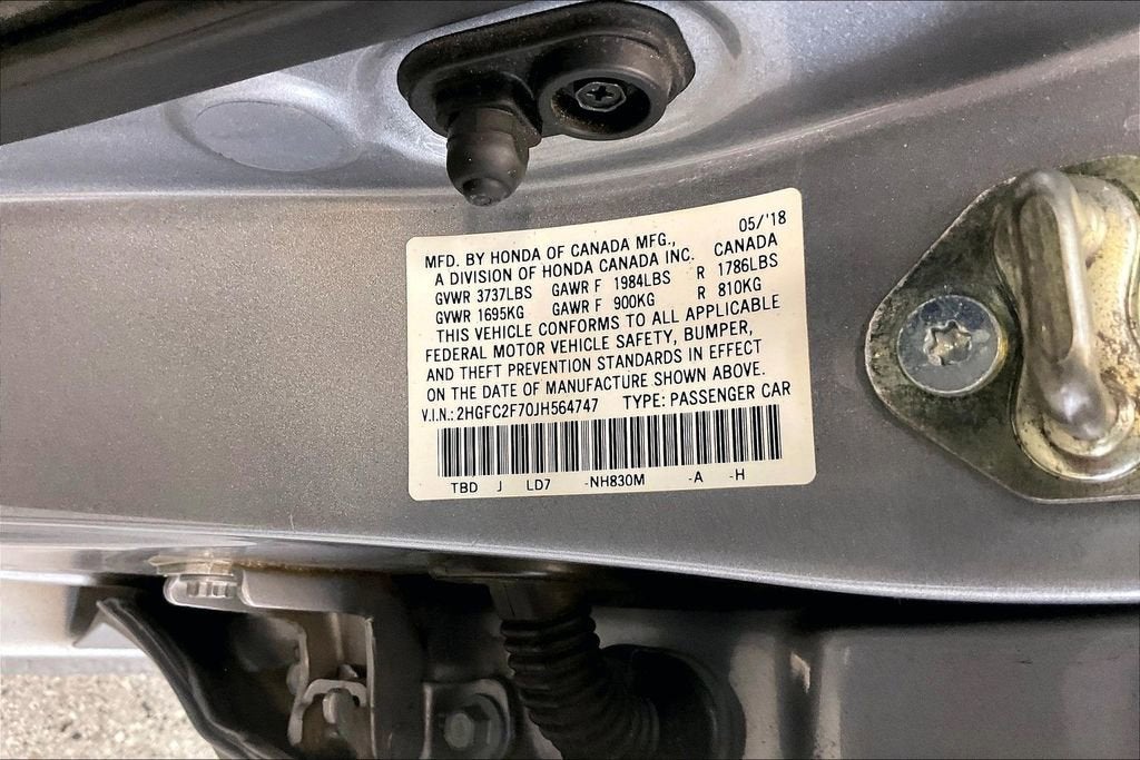2018 Honda Civic Sedan EX