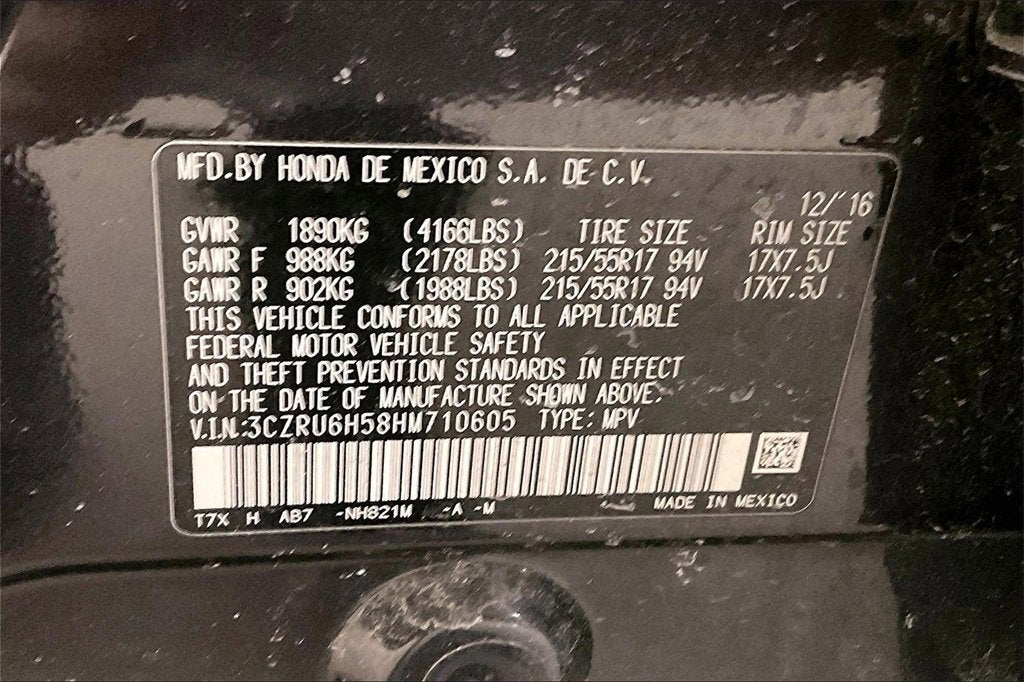 2017 Honda HR-V EX