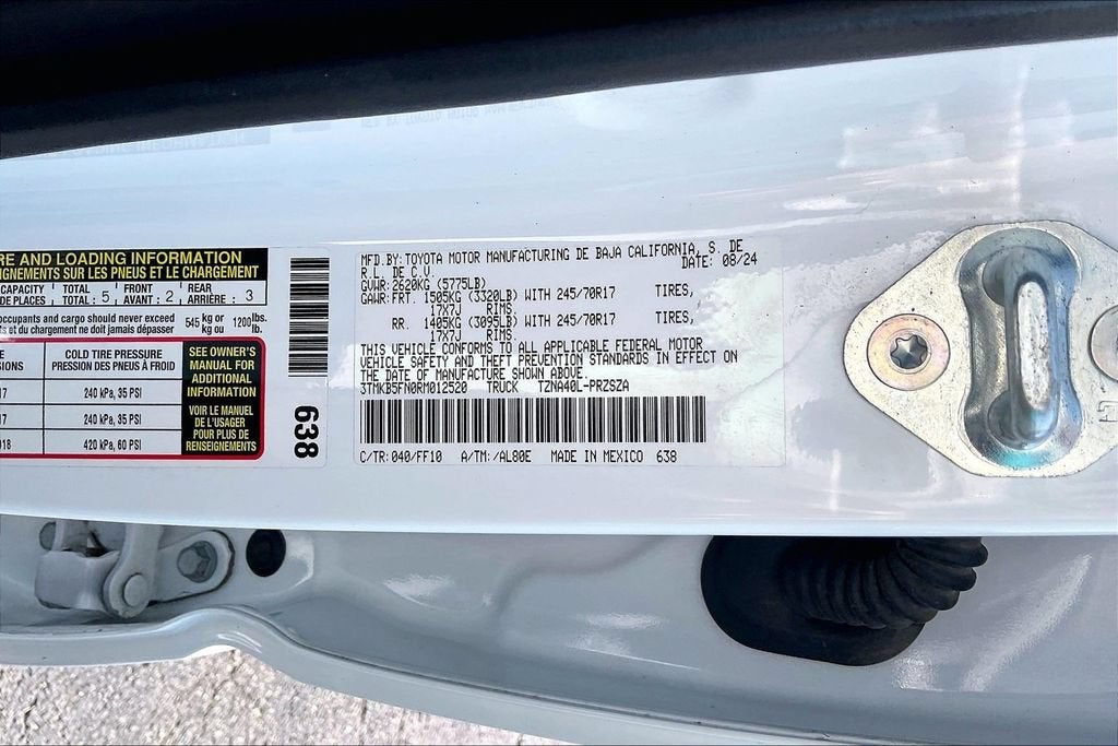2024 Toyota Tacoma 2WD SR5