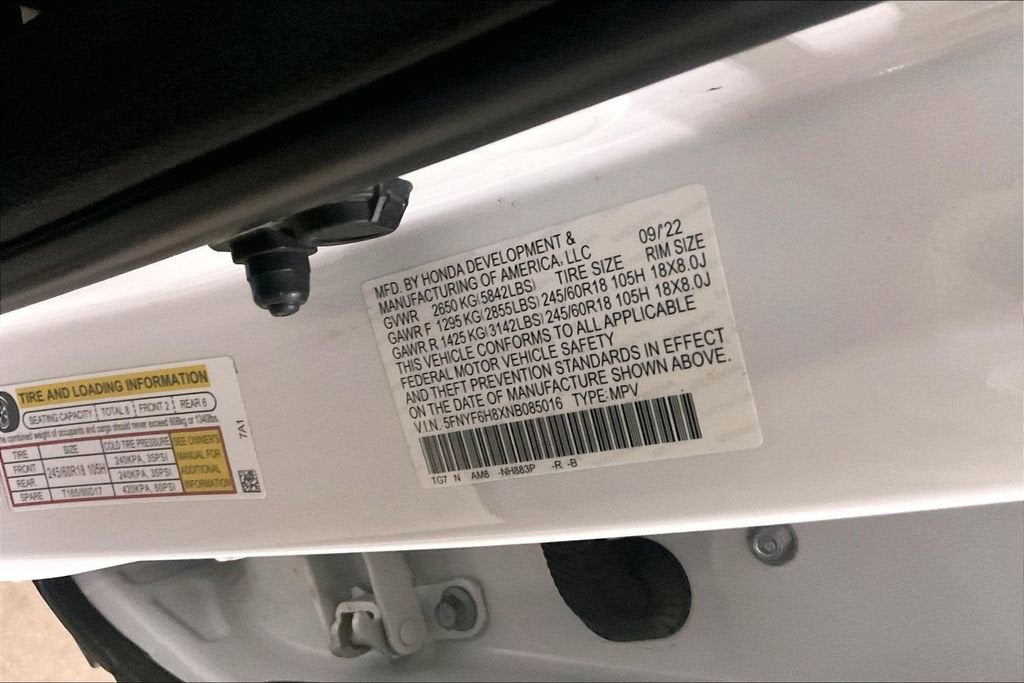 2022 Honda Pilot TrailSport