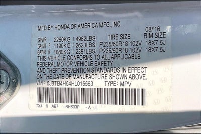 2017 Acura RDX w/Technology Pkg