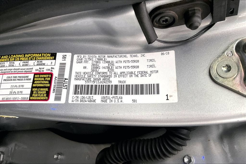 2018 Toyota Tundra 2WD SR5