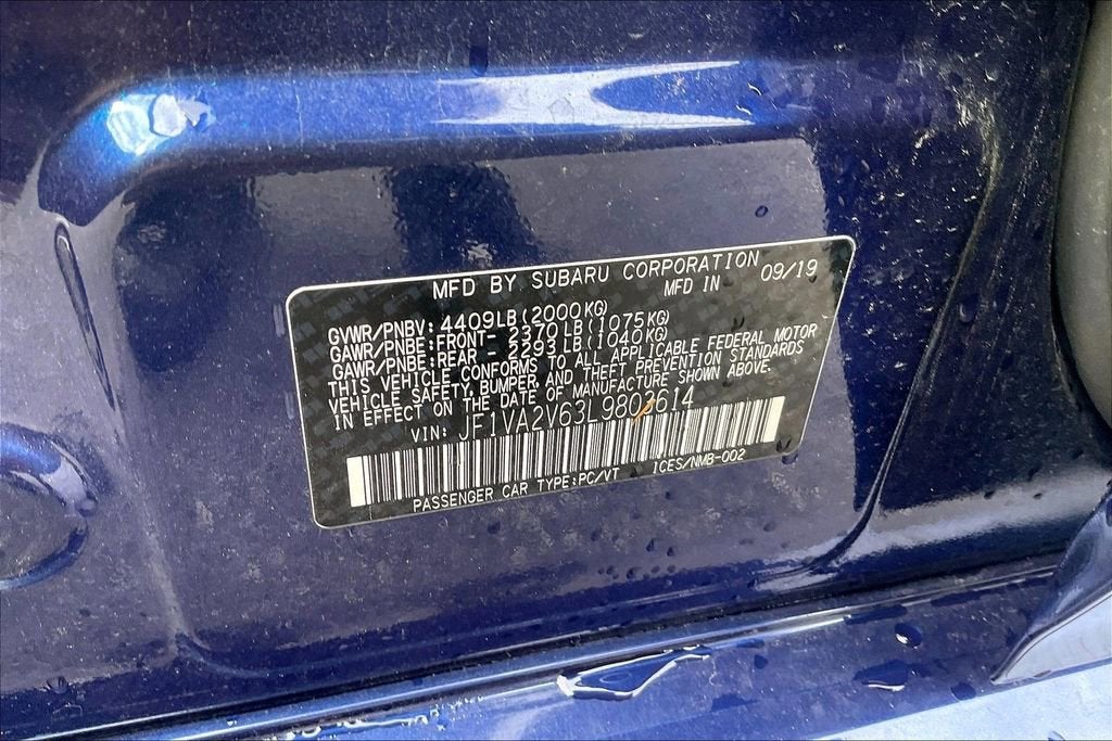 2020 Subaru WRX STI Limited