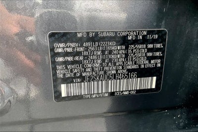 2020 Subaru Forester Limited