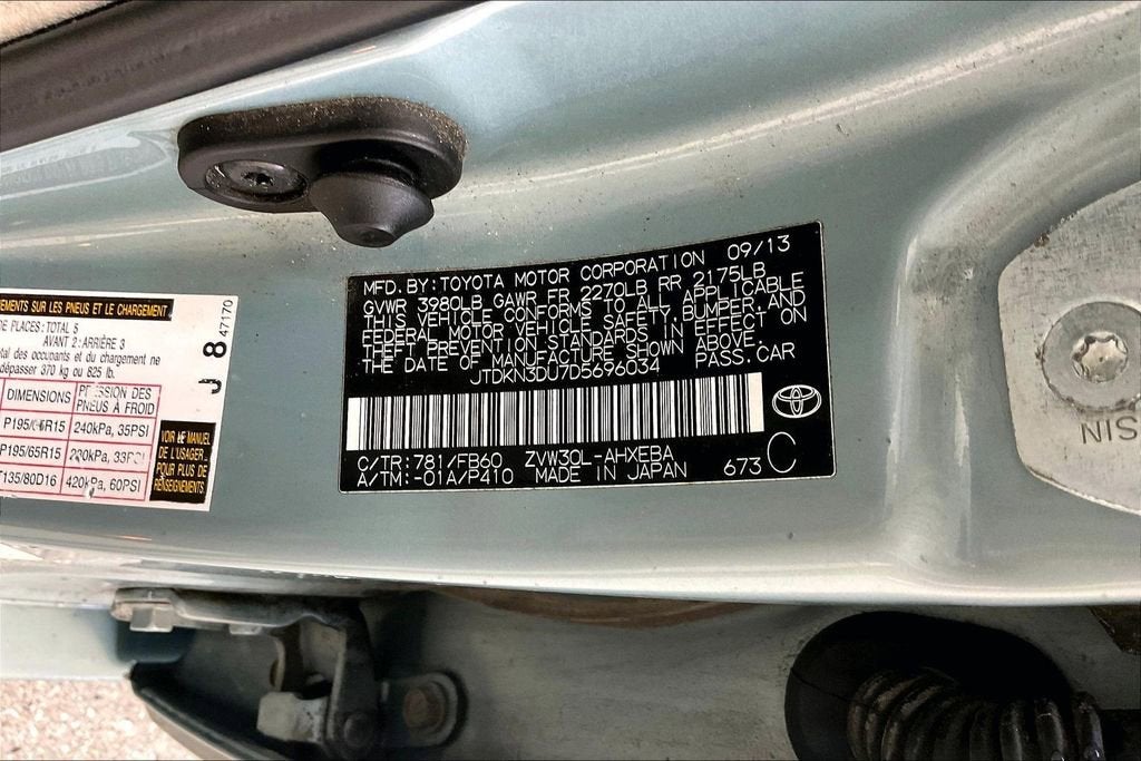 2013 Toyota Prius One