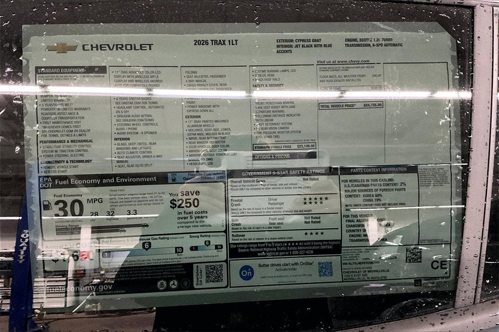 2026 Chevrolet Trax LT