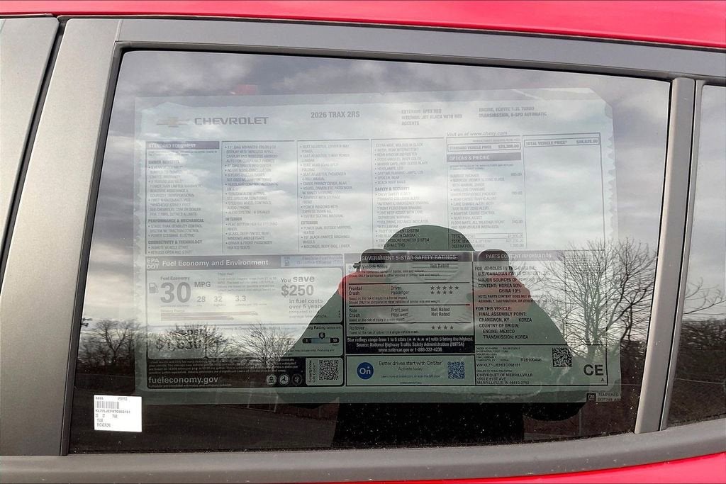 2026 Chevrolet Trax 2RS