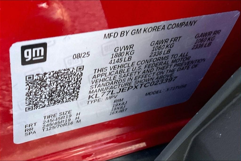 2026 Chevrolet Trax 2RS