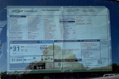 2026 Chevrolet Trailblazer LT