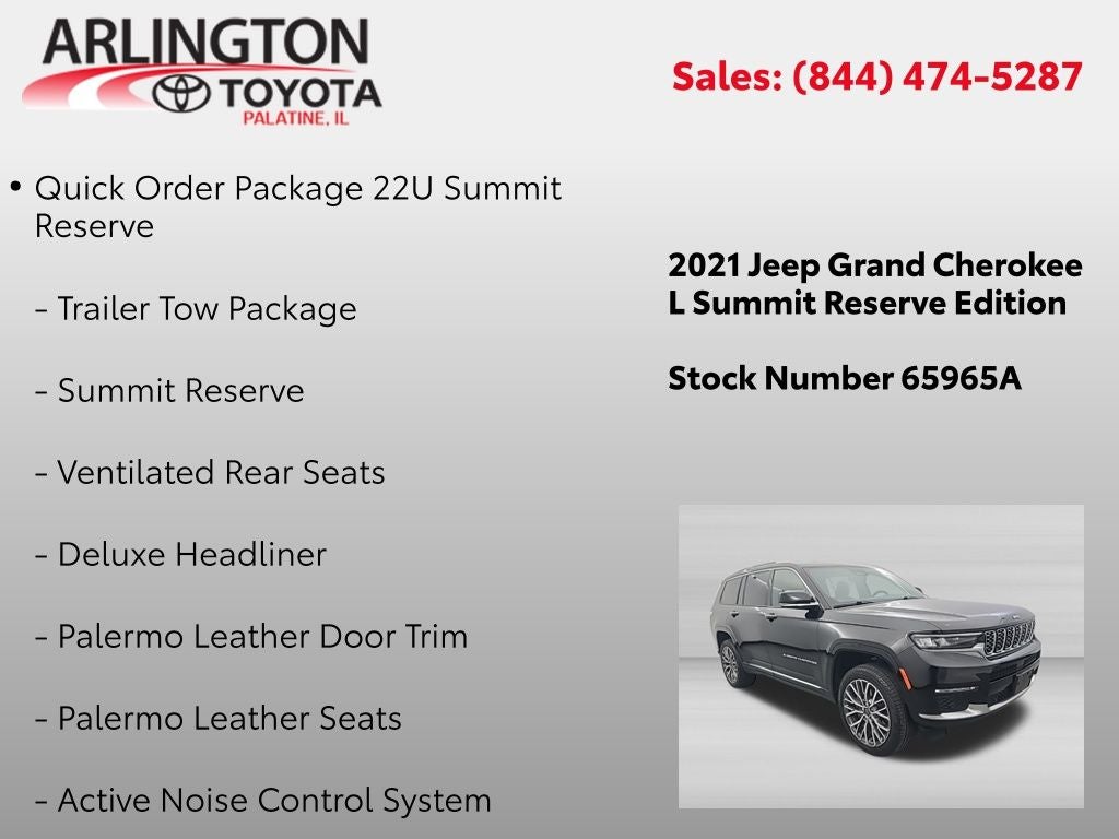 2021 Jeep Grand Cherokee L Summit