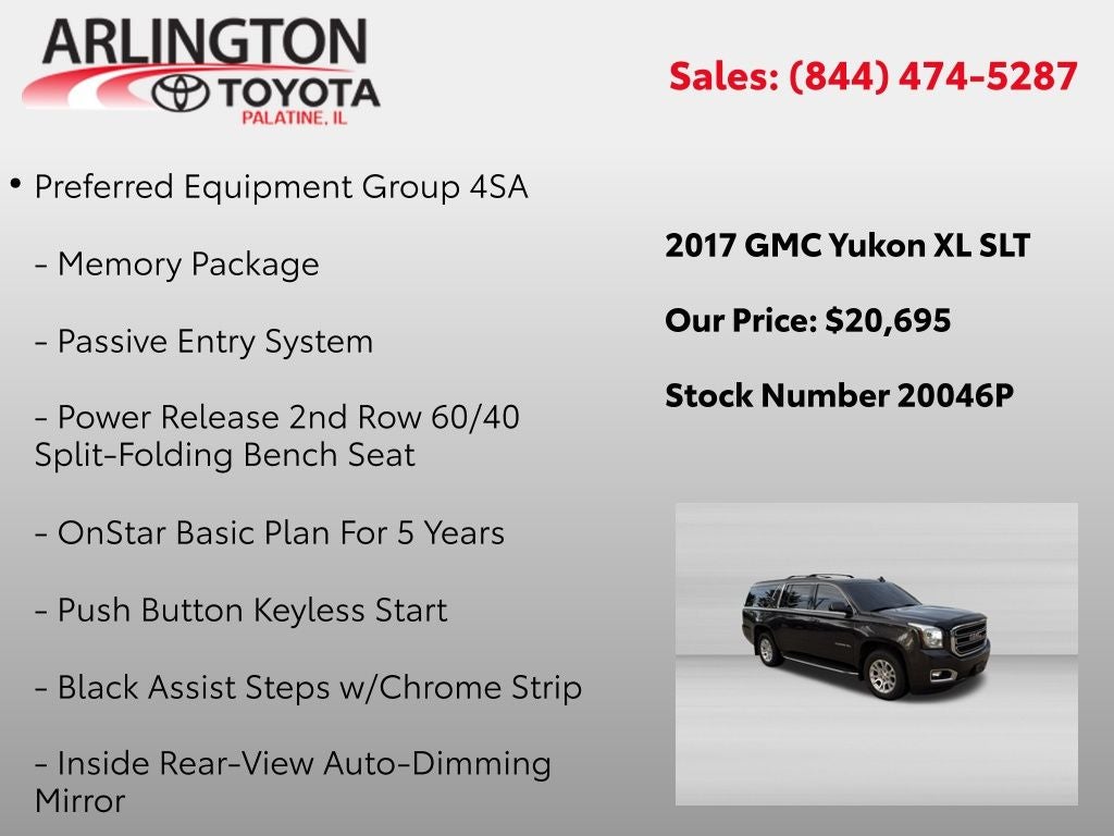 2017 GMC Yukon XL SLT