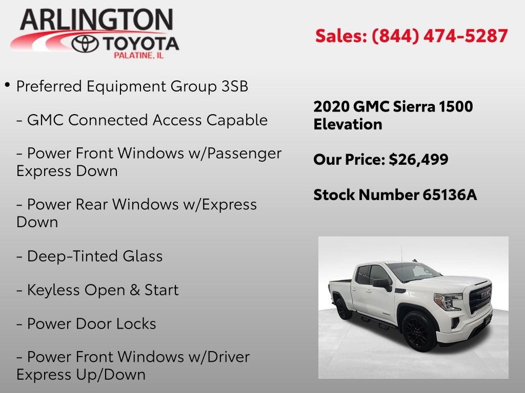 2020 GMC Sierra 1500 Elevation