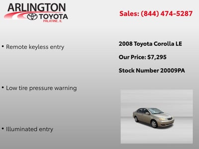 2008 Toyota Corolla LE