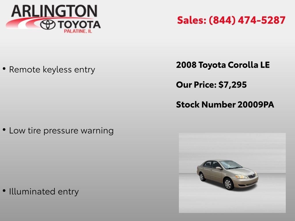 2008 Toyota Corolla LE