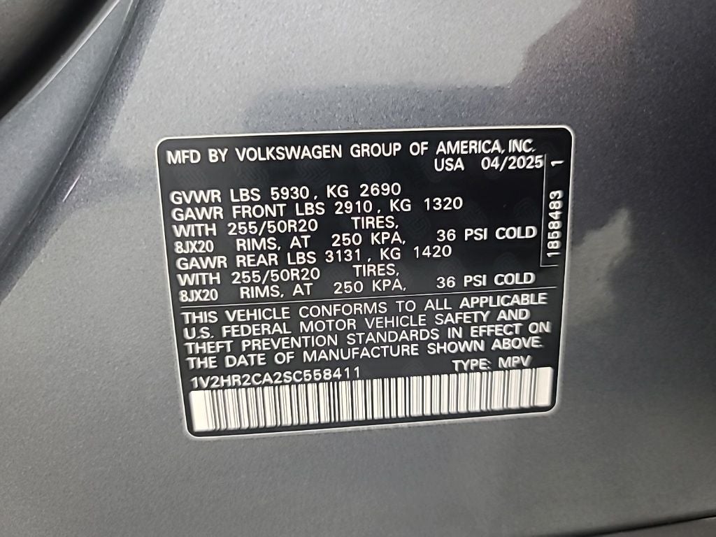 2025 Volkswagen Atlas 2.0T SE w/Technology