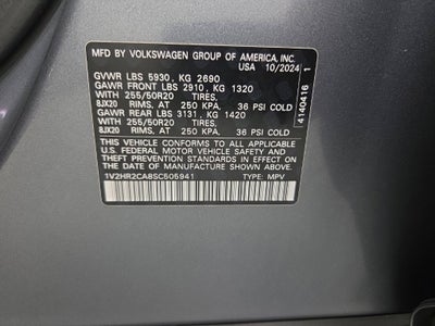 2025 Volkswagen Atlas 2.0T SE w/Technology