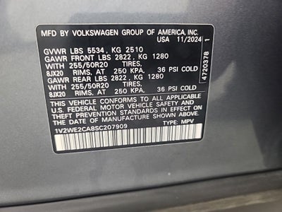 2025 Volkswagen Atlas Cross Sport 2.0T SE w/Technology