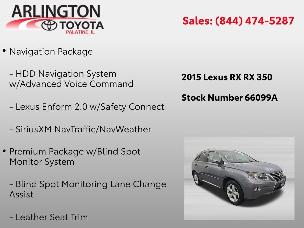 2015 Lexus RX 350 350