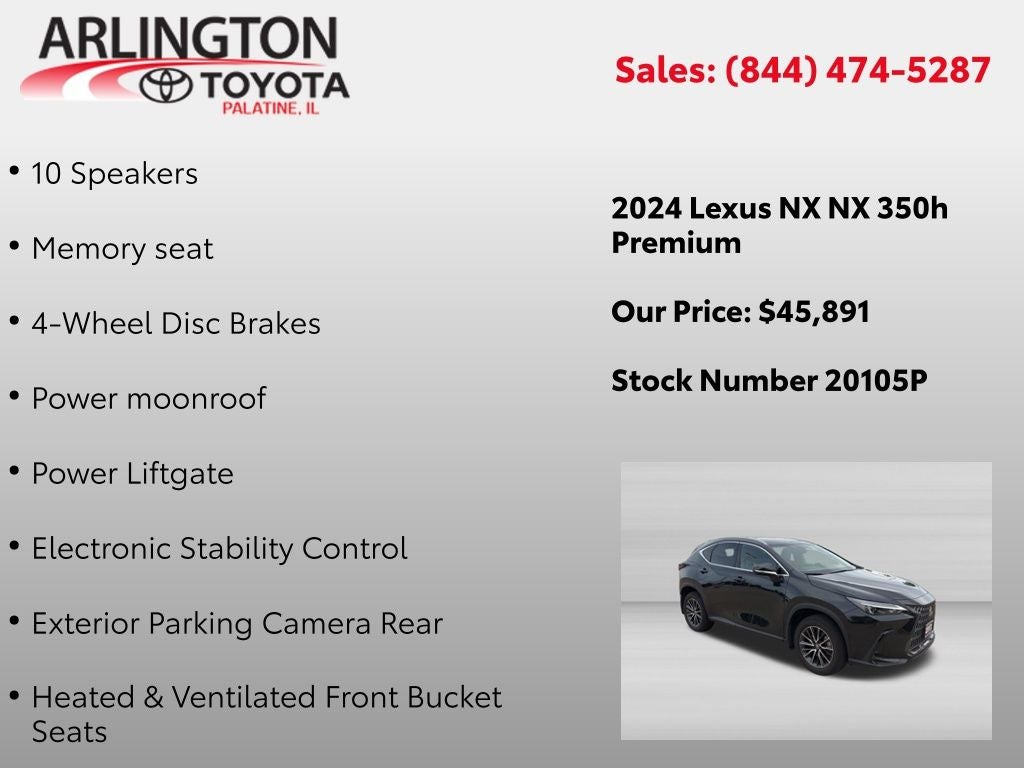 2024 Lexus NX HYBRID 350h Premium